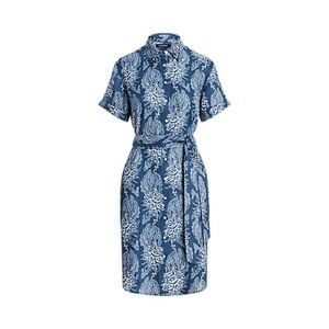 Floral Belted Linen Shirtdress
Lauren Petite size 8p women’s